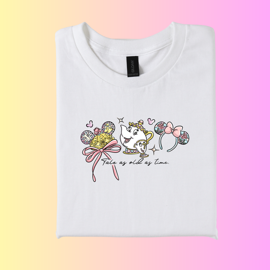 Inspired Magical Enchanted Rose ear Logo T-Shirt.