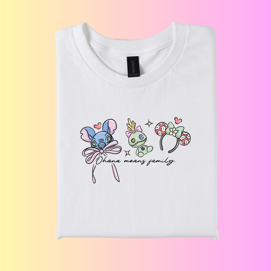 Inspired Magical Ohana ear Logo T-Shirt.