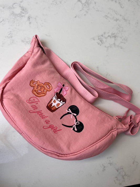 Magically inspired park snacks Pink padded bag