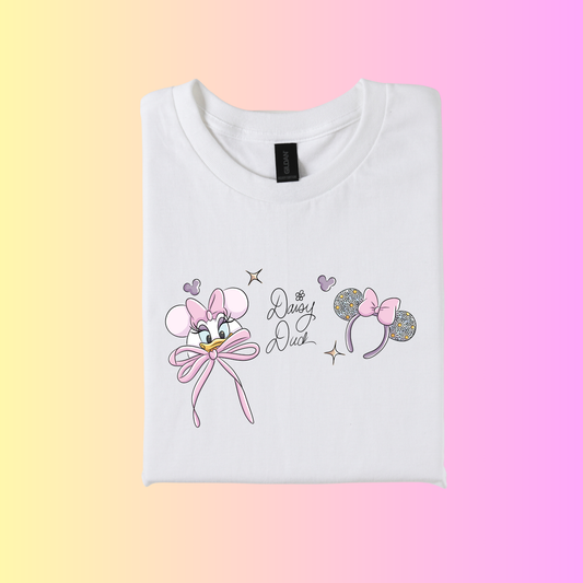 Inspired Magical Cute Daisy hat ear Logo T-Shirt.