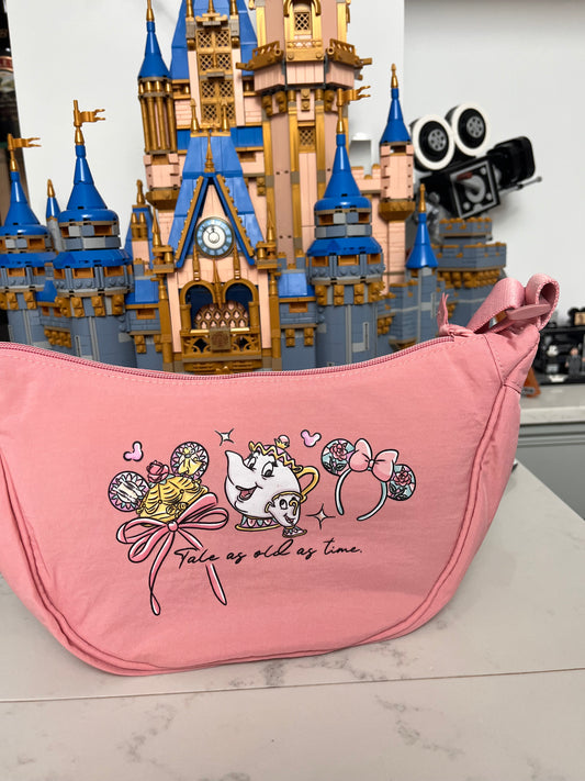 Magically inspired Belle Pink padded bag