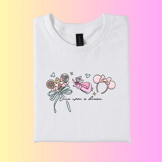 Inspired Magical Sleeping Princess ears Logo T-Shirt