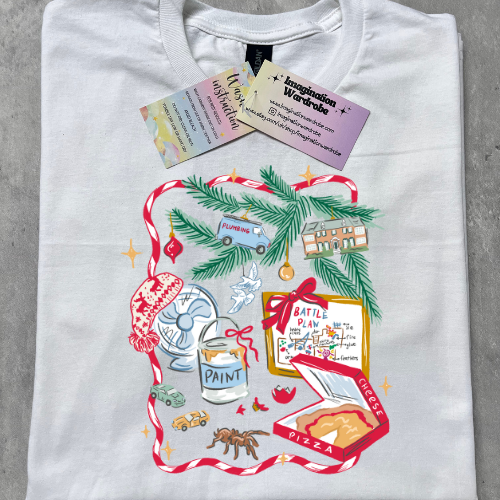 Inspired Christmas Home Alone Logo T-Shirt