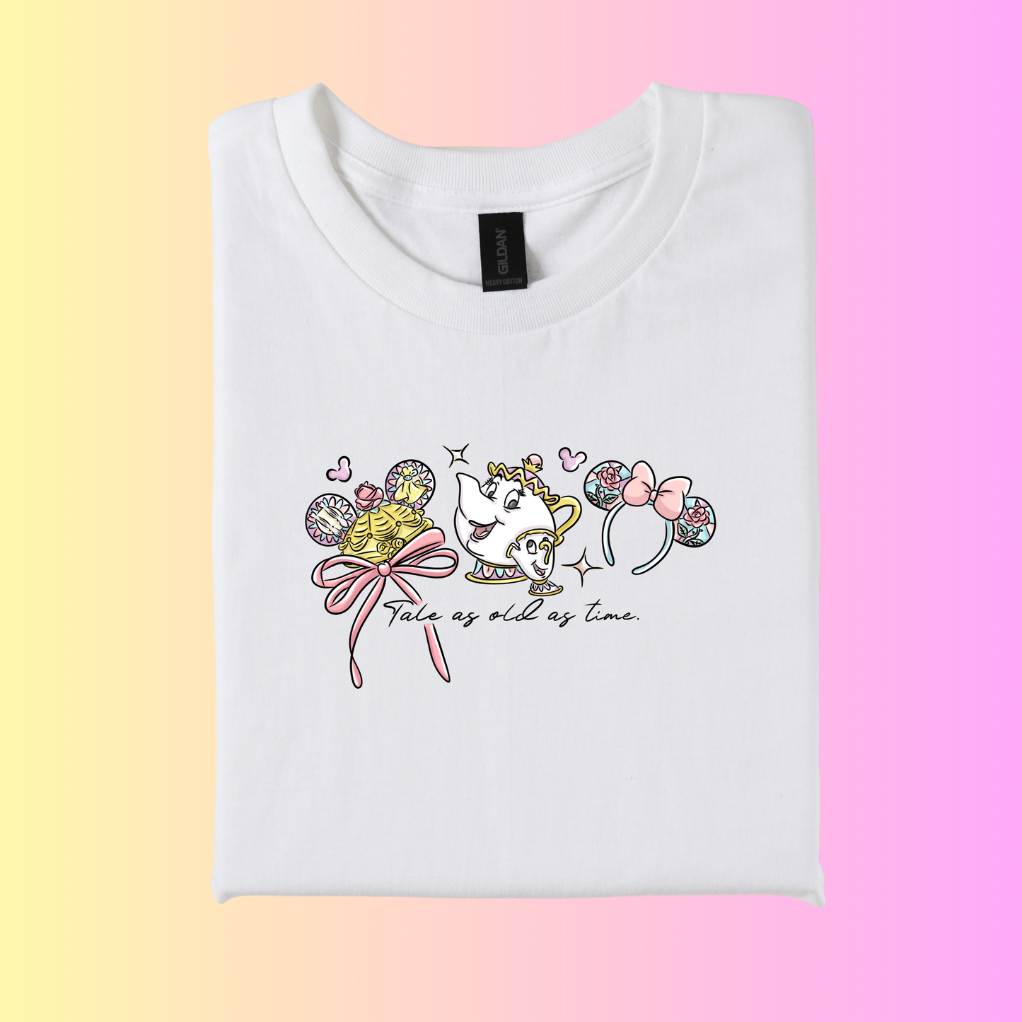 Inspired Magical Enchanted Rose ear Logo T-Shirt.