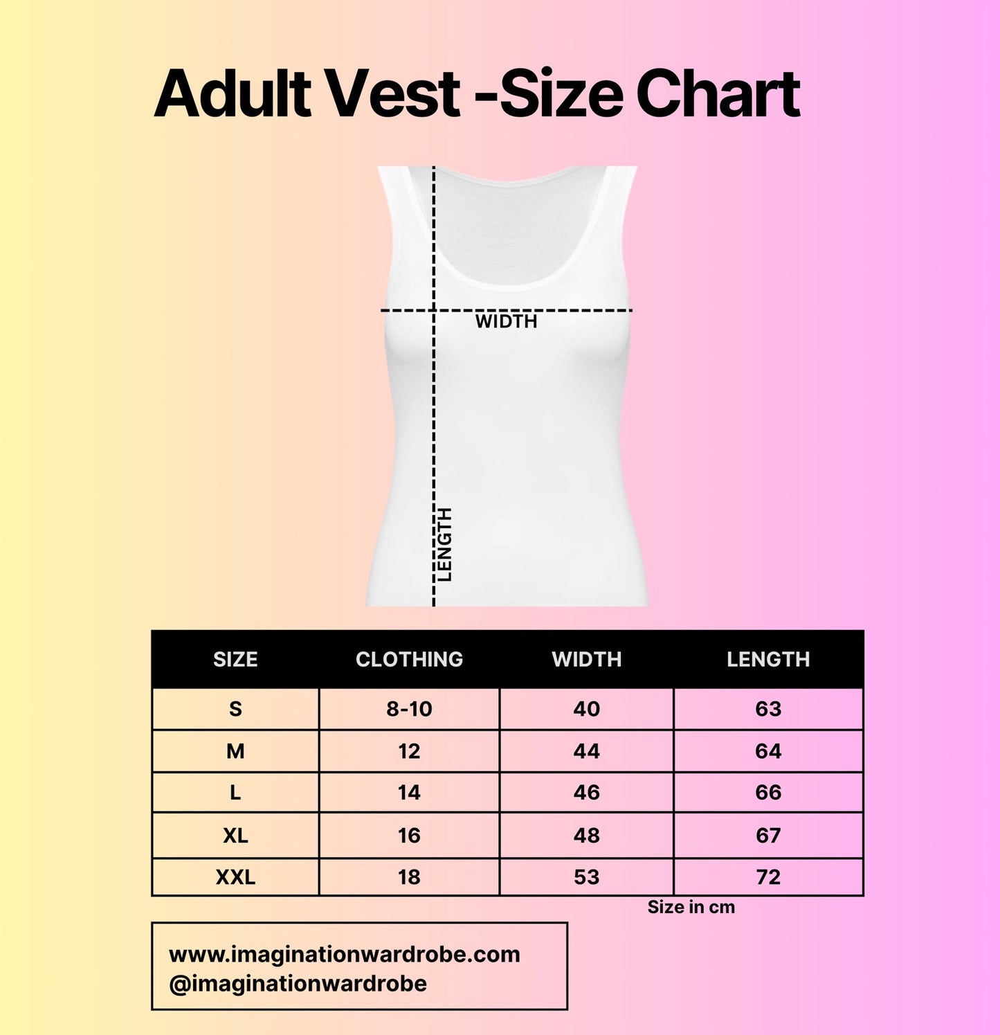 Create your own magical tank/vest - All designs