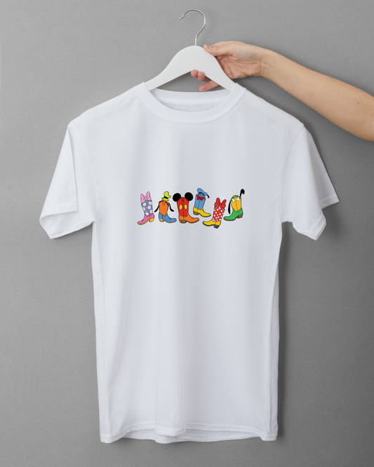 Classic Cowboy boots Logo T-Shirt