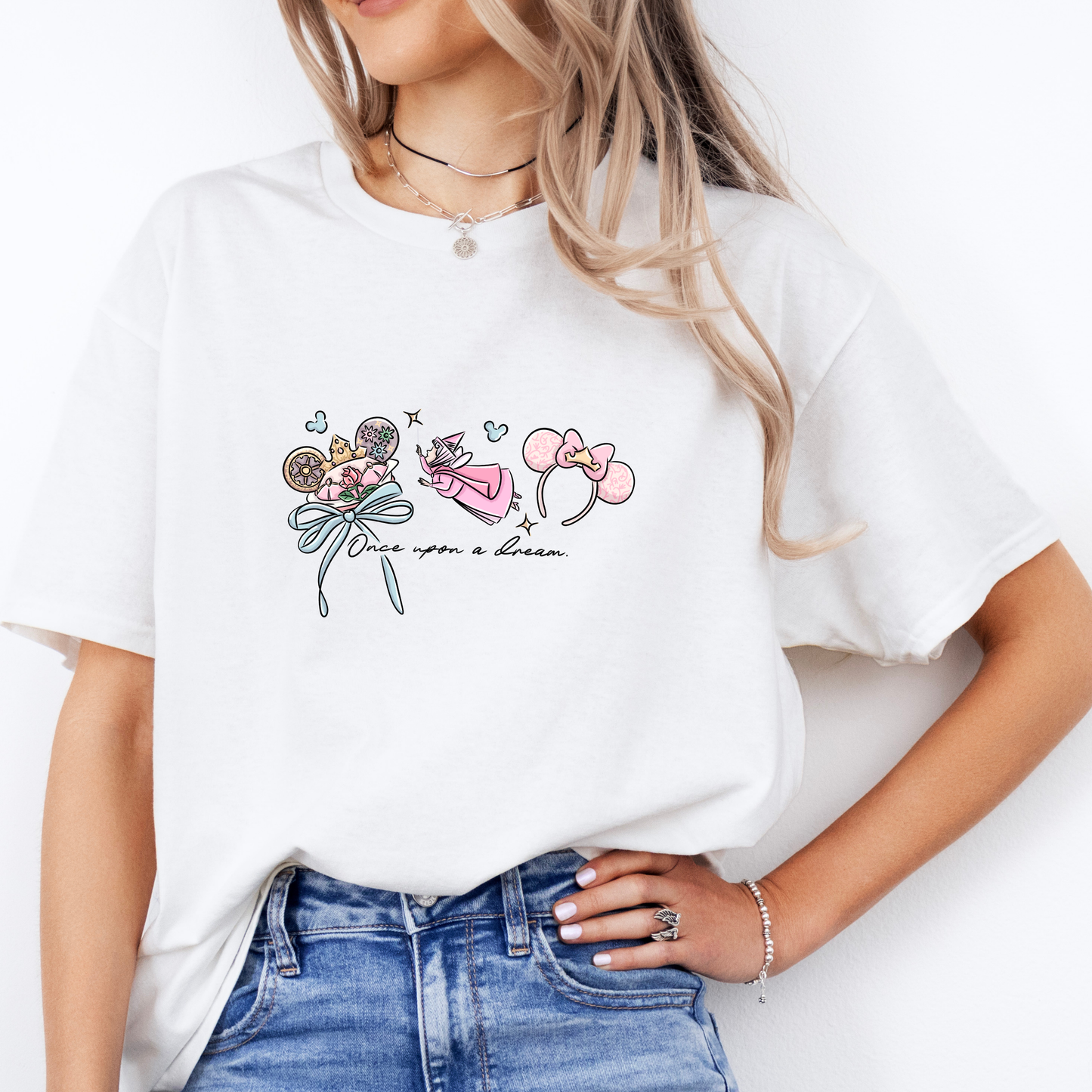 Inspired Magical Sleeping Princess ears Logo T-Shirt