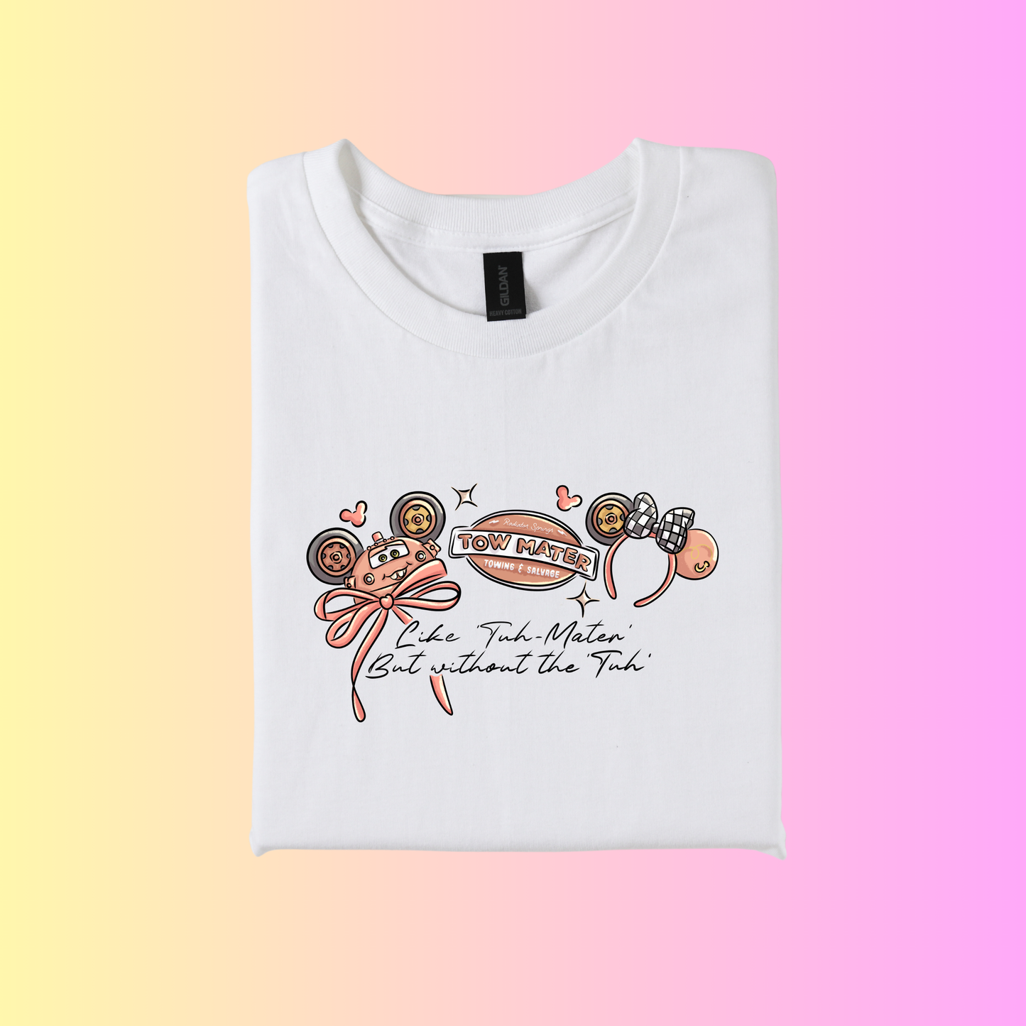 Inspired Magical Tow Truck hat ear Logo T-Shirt.