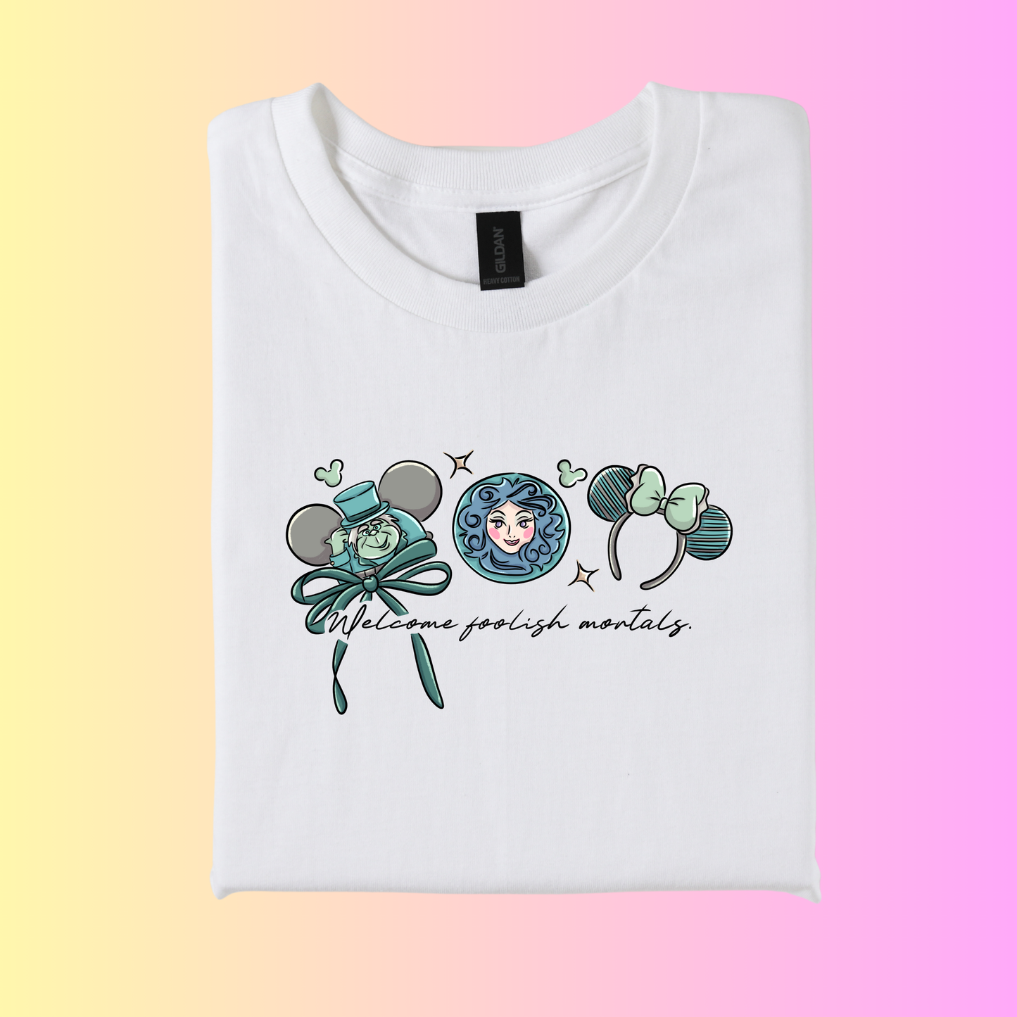 Inspired Magical Ghost ear Logo T-Shirt.