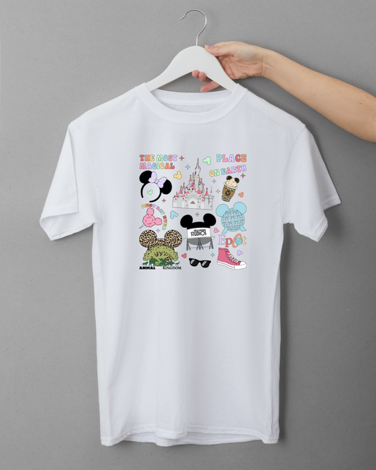 Inspired 4 Park Coloured Logo T-Shirt