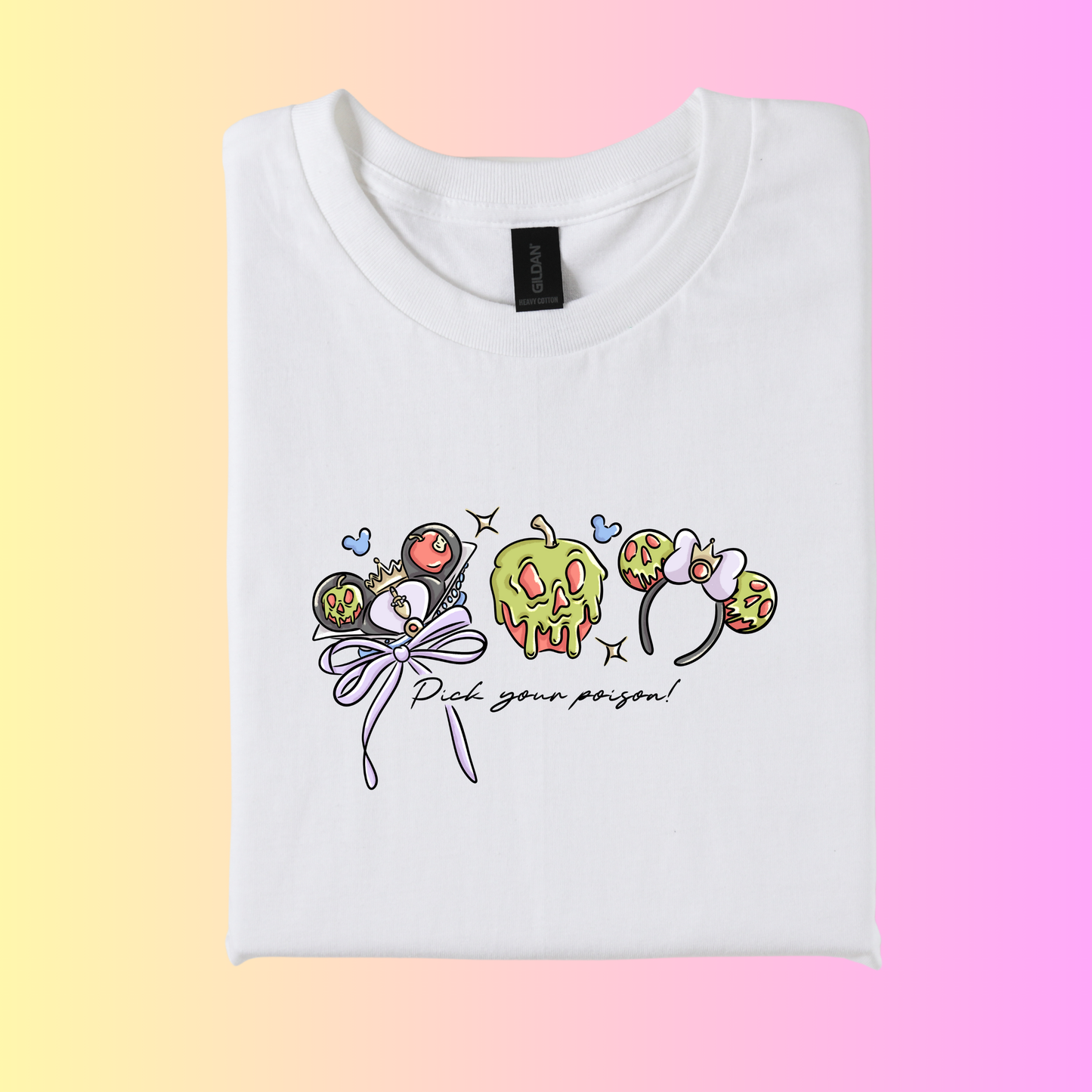Inspired Magical Evil Queen hat ear Logo T-Shirt.