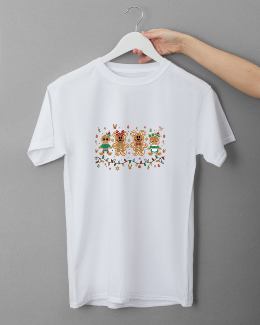 Christmas - Gingerbread Inspired Logo T-Shirt