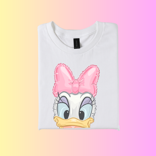 Inspired Magical Foil Balloon - Classic Duck bow Logo T-Shirt.