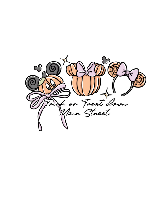 Ears and Trick or Treat Inspired Logo T-Shirt