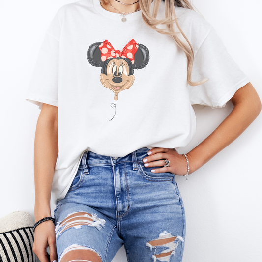 Inspired Magical Foil Balloon - Classic Bow mouse Logo T-Shirt.