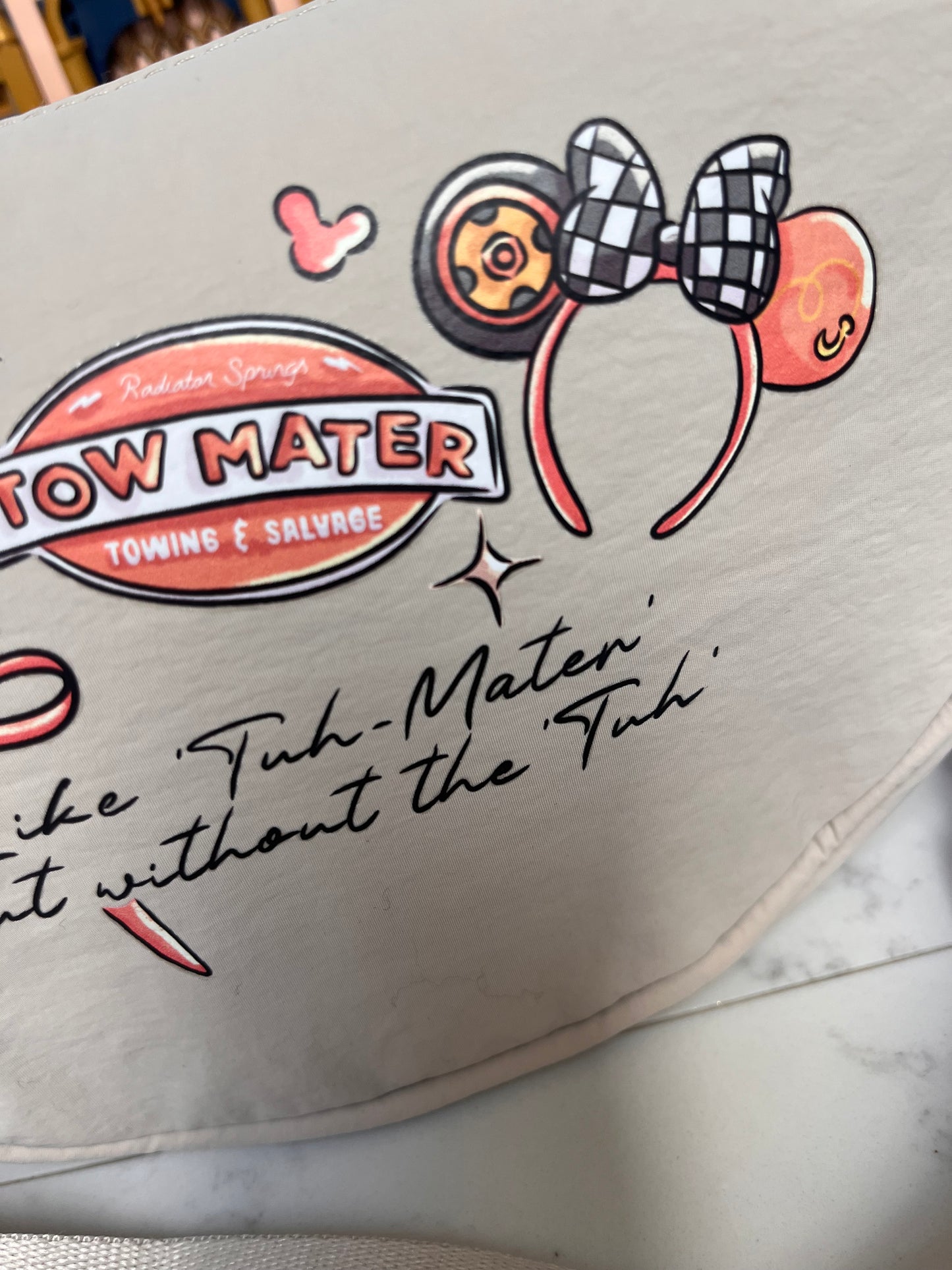Magically inspired Maters beige padded bag