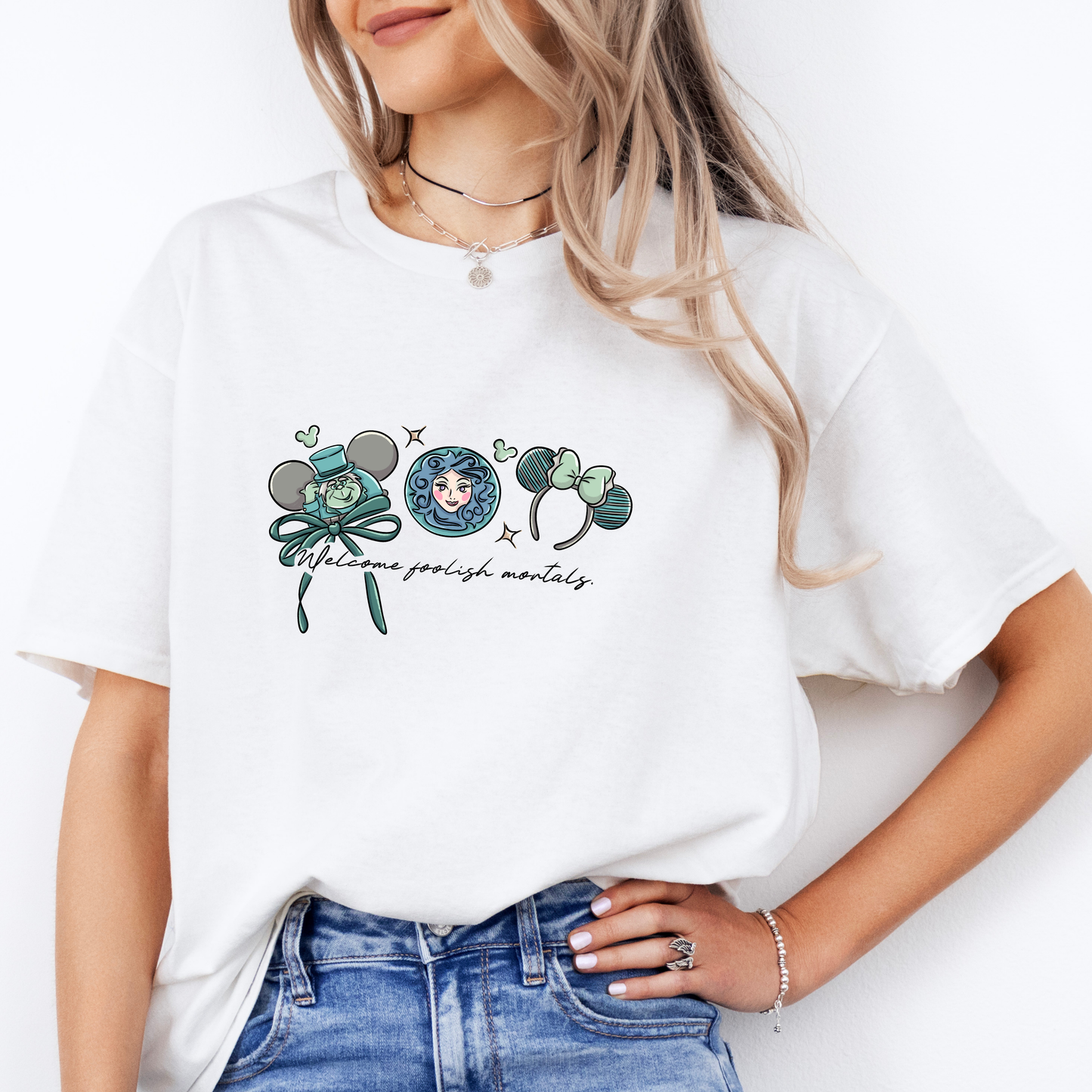 Inspired Magical Ghost ear Logo T-Shirt.