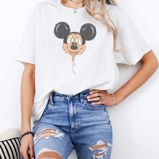Inspired Magical Foil Balloon - Classic mouse Logo T-Shirt.