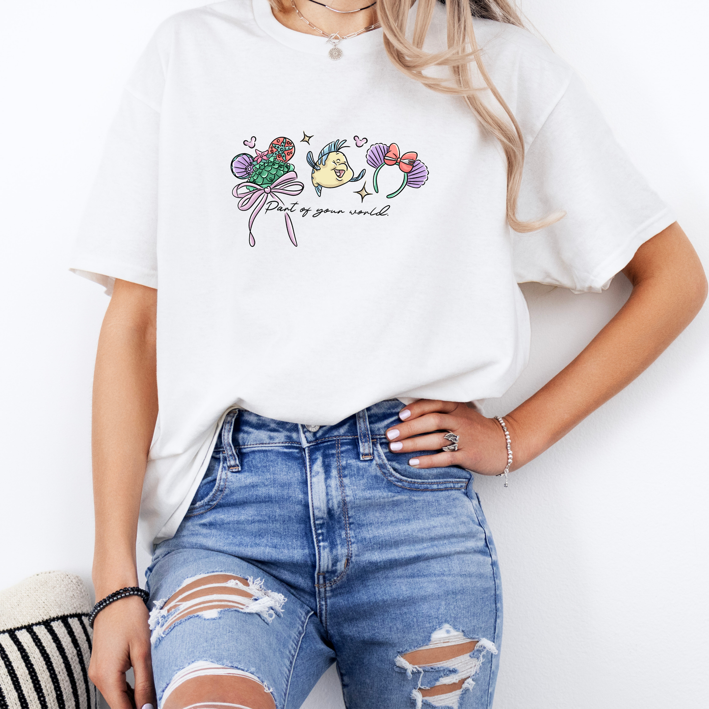 Inspired Magical Ice Princess hat ear Logo T-Shirt. (Copy)