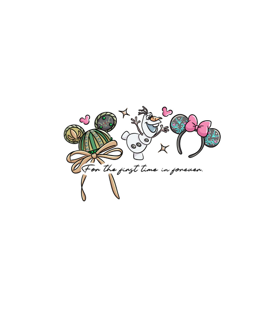 Ice sister ear Logo Tshirt