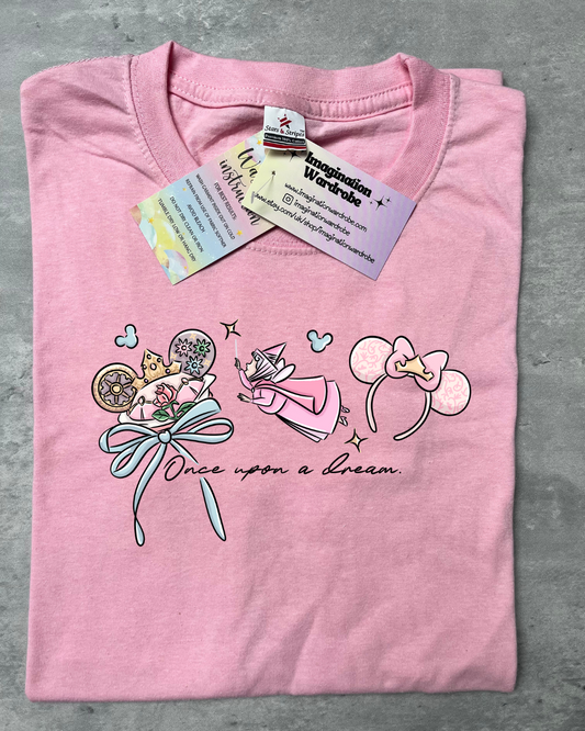 Sleeping Princess Ear Logo T-Shirt.