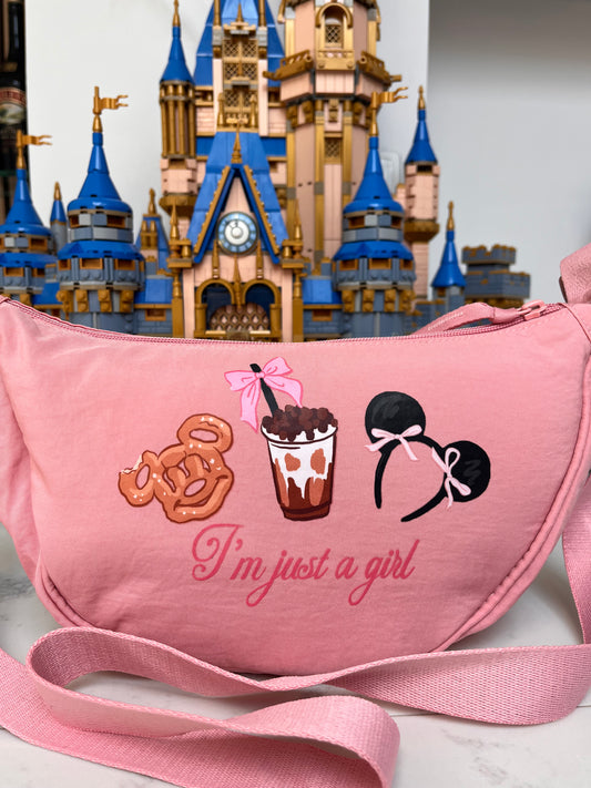 Magically inspired park snacks Pink padded bag