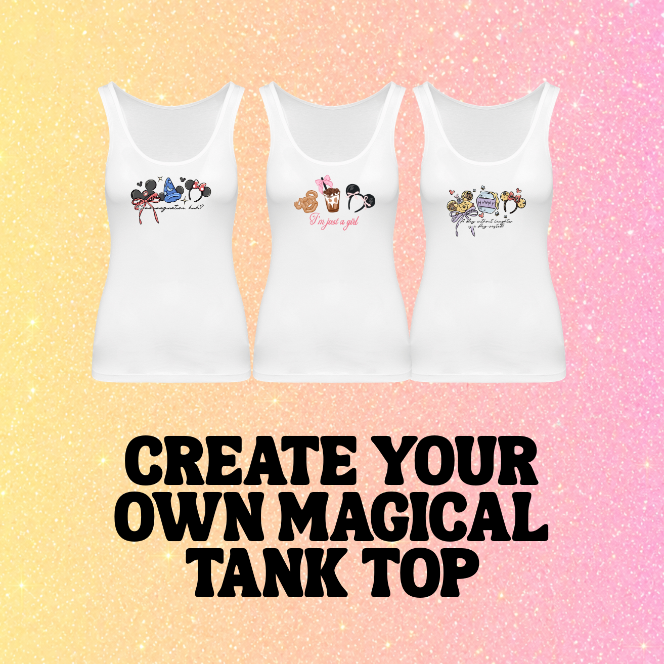 Create your own magical tank/vest - All designs
