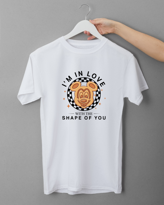 Waffles- Shape of you Inspired Logo T-Shirt