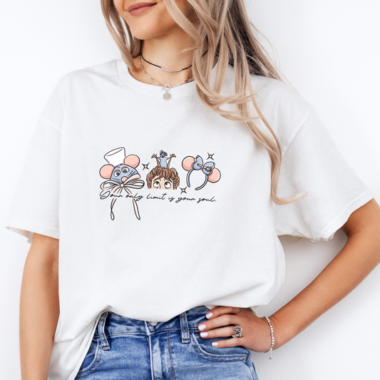 Inspired Magical Rat ear Logo T-Shirt.