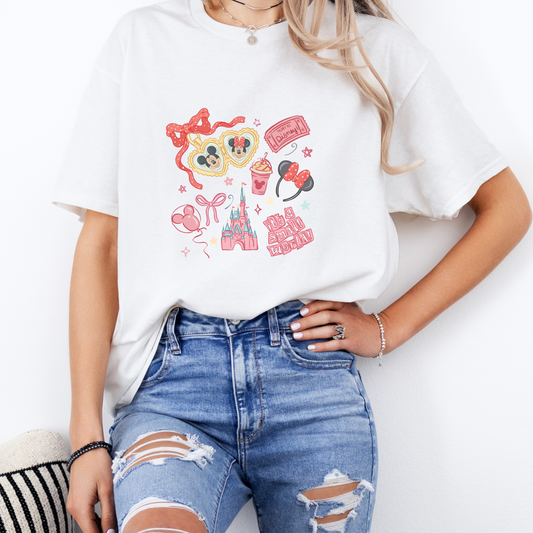 Inspired Magical World - Red Logo T-Shirt