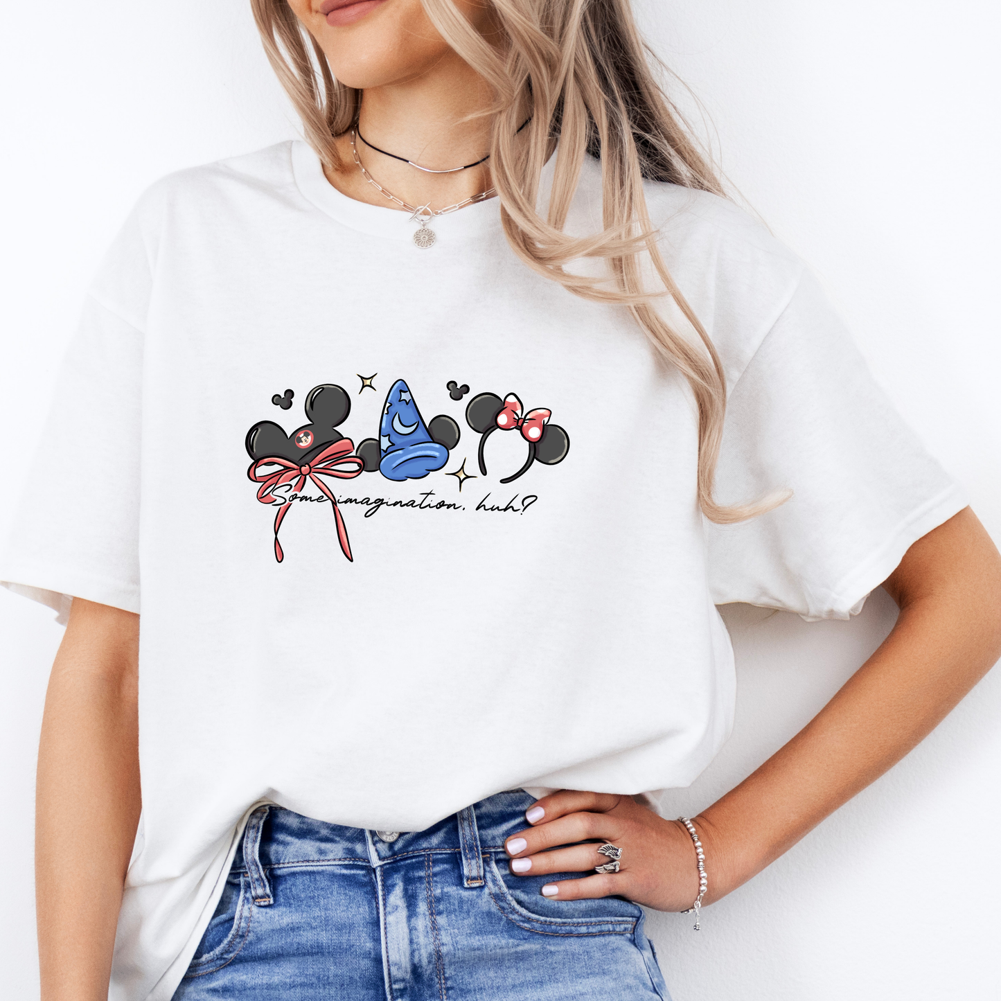 Inspired Magical Blue Imagination Logo T-Shirt
