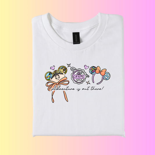 Magically Inspired Adventure Balloon ear Logo Tshirt