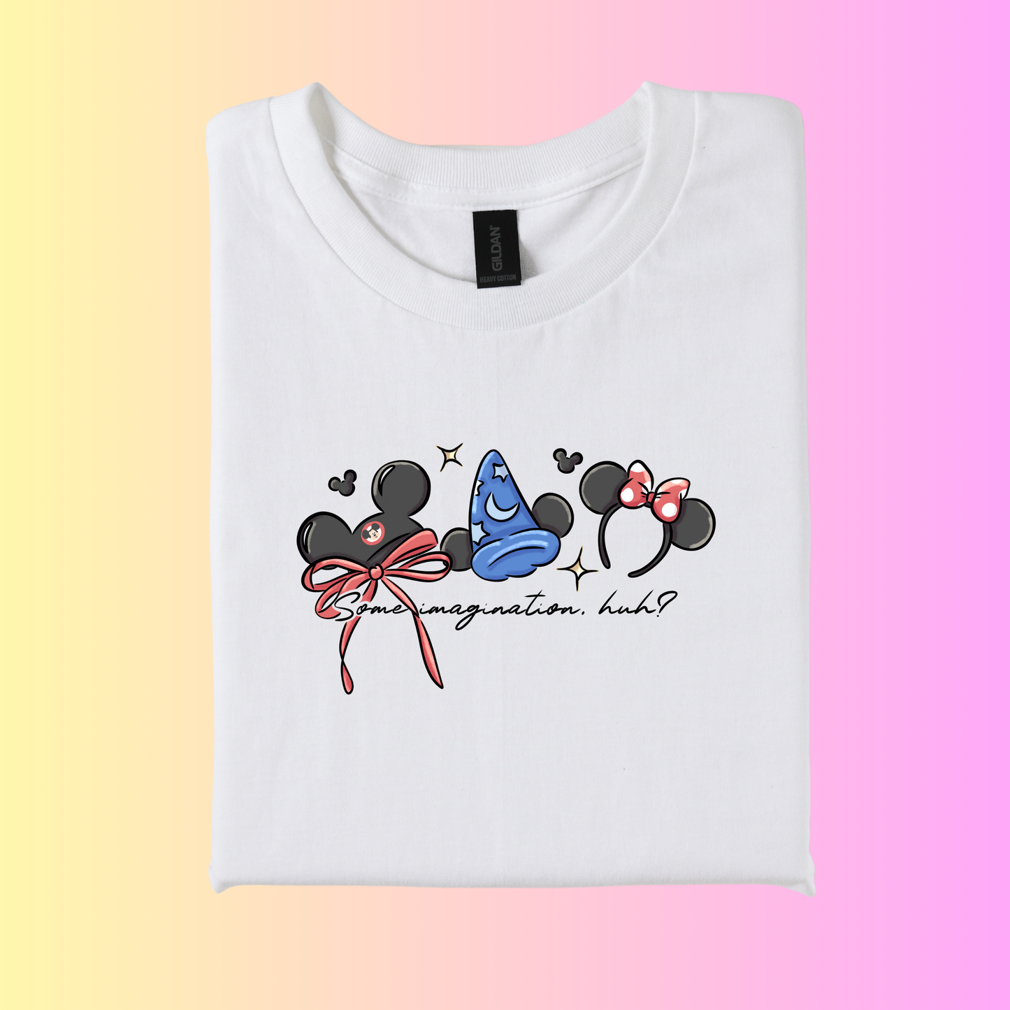 Inspired Magical Blue Imagination Logo T-Shirt