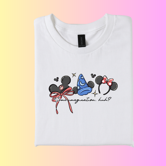 Inspired Magical Blue Imagination Logo T-Shirt