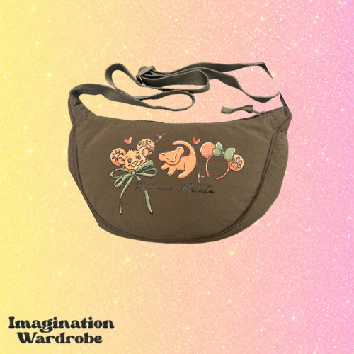Magically inspired Olive Green Lion hat padded bag