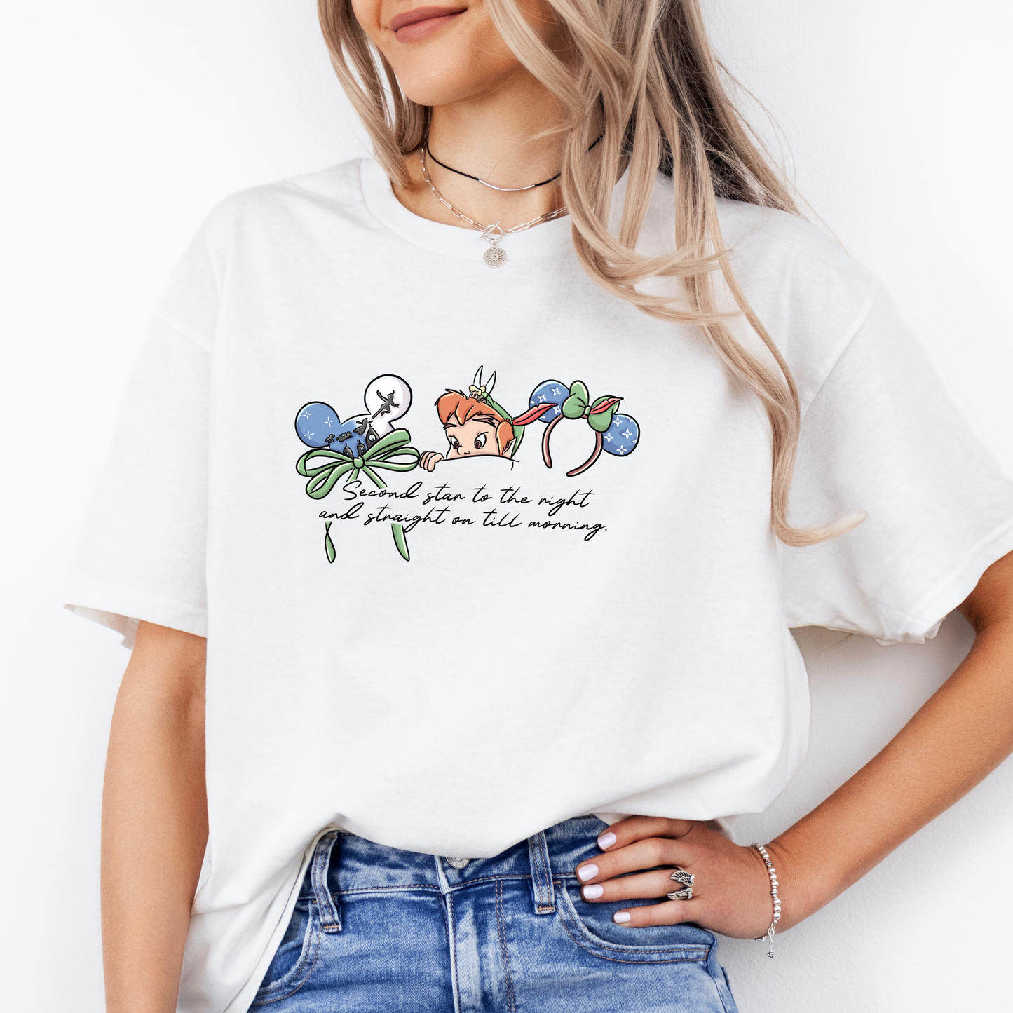 Magically Inspired Peter/ Fairy ear Logo Tshirt