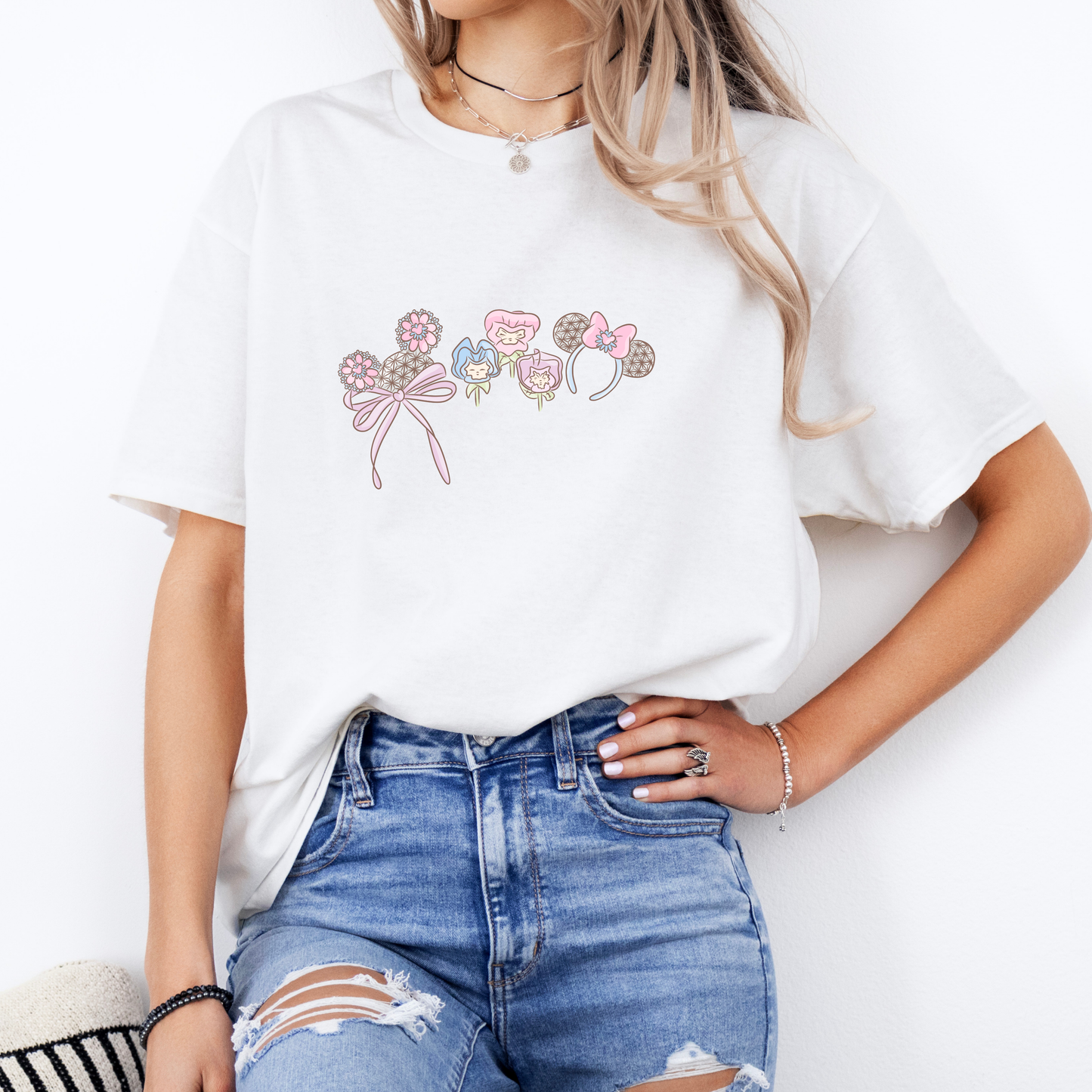 Inspired Magical Flower Festival ear Logo T-Shirt.