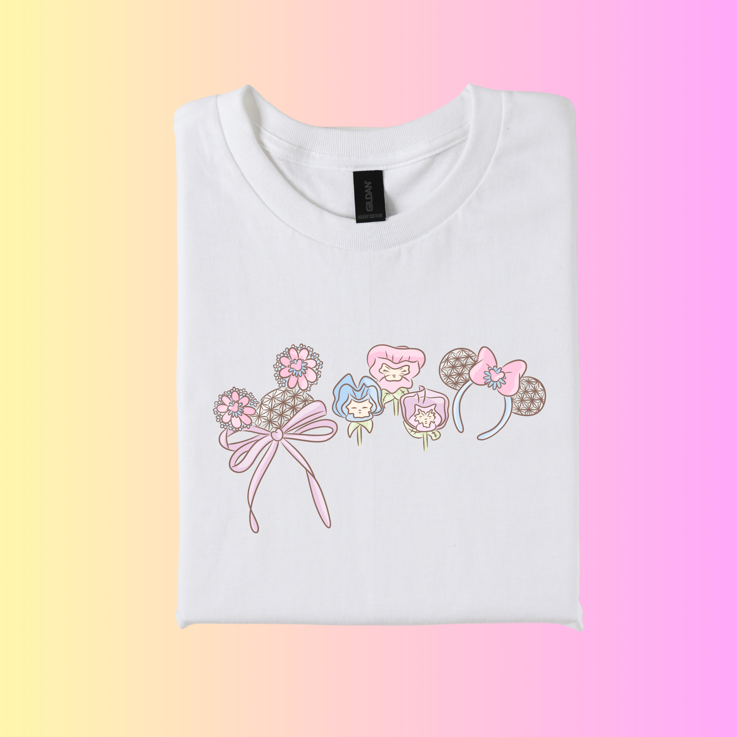 Inspired Magical Flower Festival ear Logo T-Shirt.