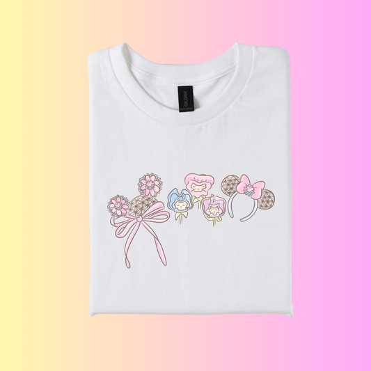 Inspired Magical Flower Festival ear Logo T-Shirt.