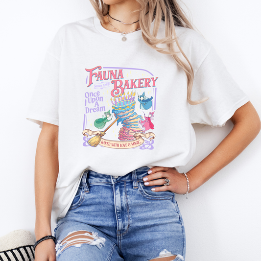 Inspired Faunas Bakery Logo T-Shirt.