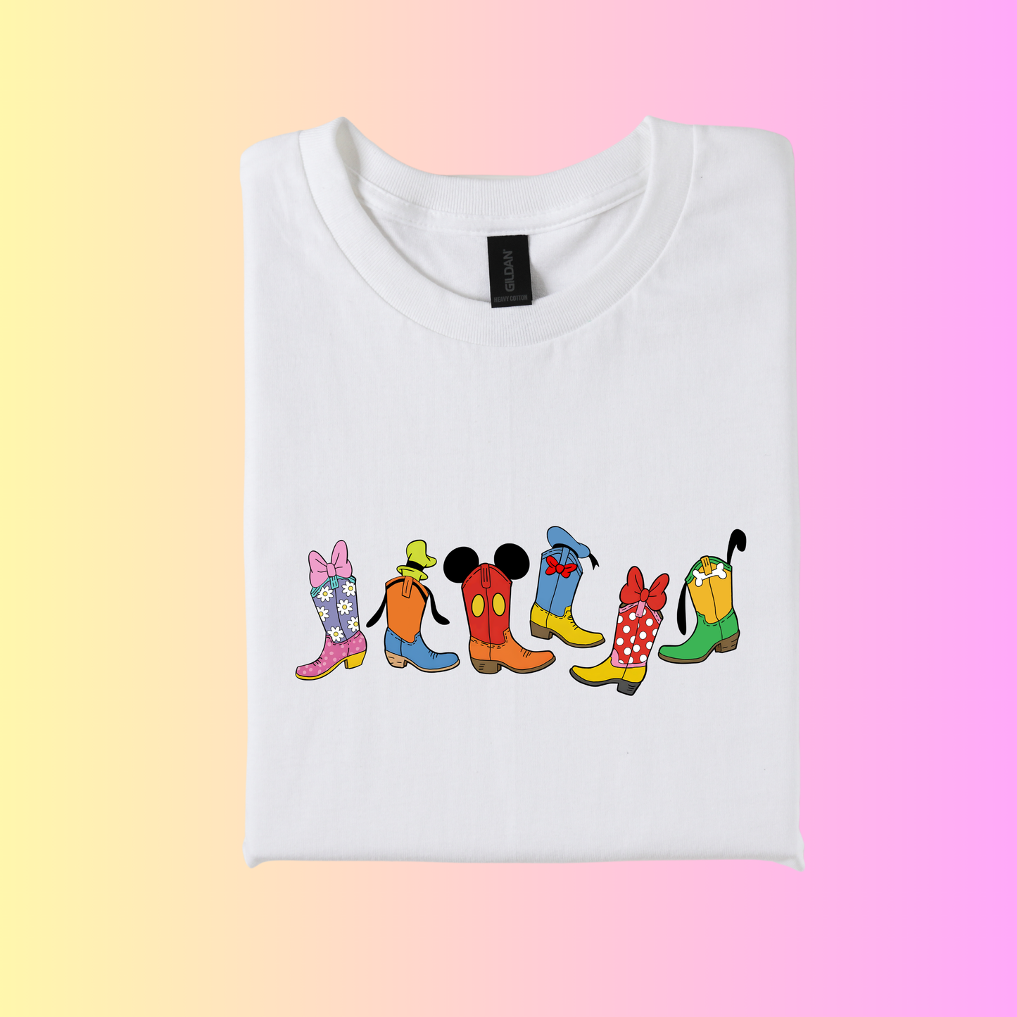 Inspired Magical Classic Cowboy boots Logo T-Shirt