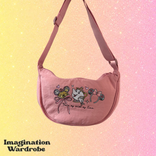 Magically inspired Belle Pink padded bag