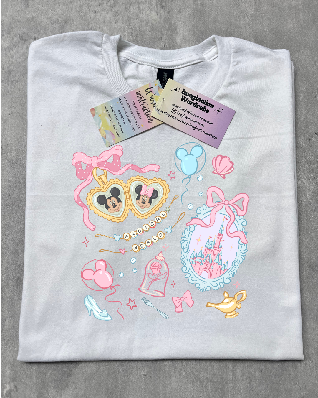 Inspired Magical World - Pink Logo T-Shirt