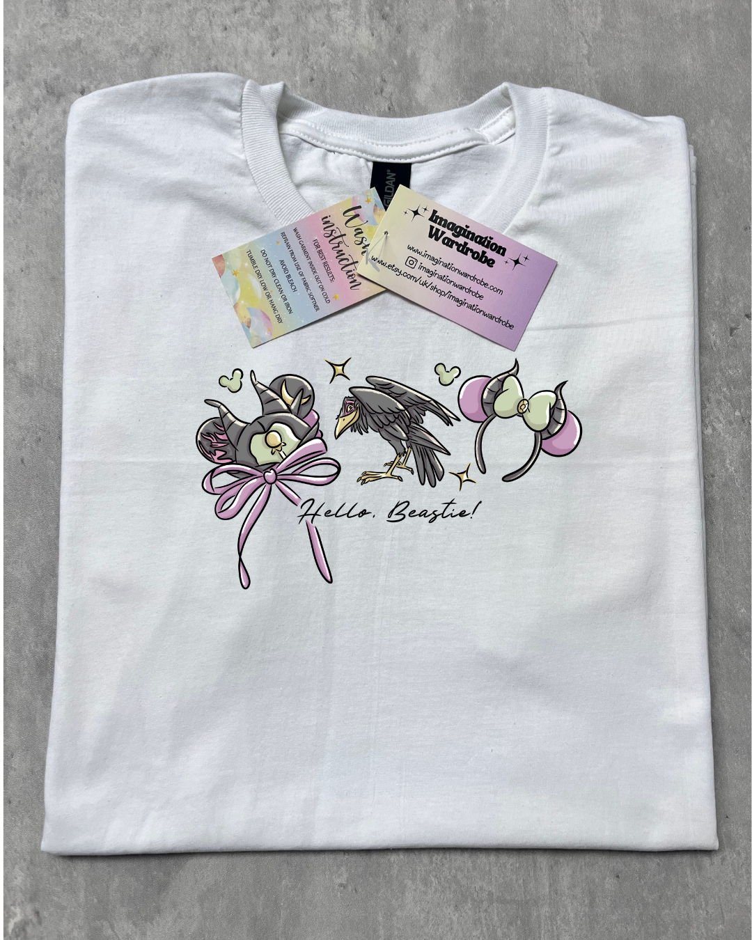 Villain Raven ear Logo T-Shirt.