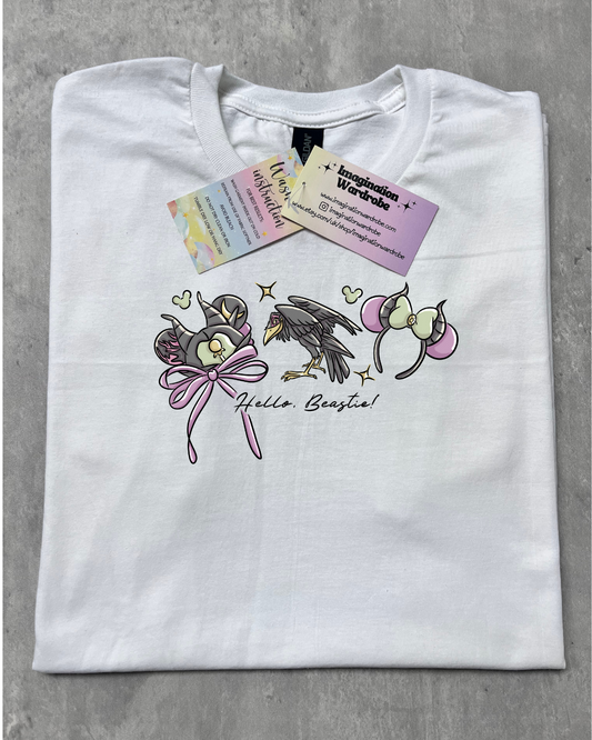 Villain Raven ear Logo T-Shirt.