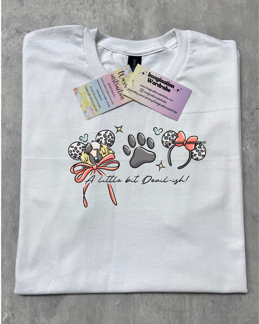 Dotty Villain ears logo T-Shirt.